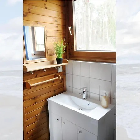 Zinnowitz, Finnhuette Am Ostseestrand Exterior foto